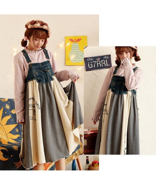 casual dresses japan sweet mori girl denim preppy style student loose cotton linen for women party lolita vintage boho dress clothing, Black;gray
casual dresses japan sweet mori girl denim preppy style student loose cotton linen for women party lolita vintage boho dress clothing, Black;gray