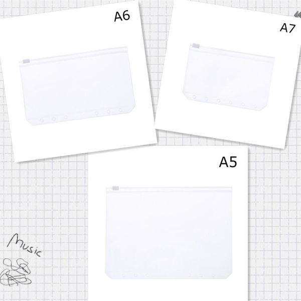 a5/a6/a7 pvc 6 hole binder cover oose-eaf notebook waterproof zipper bag business card bags kids earning file folder education o
a5/a6/a7 pvc 6 hole binder cover oose-eaf notebook waterproof zipper bag business card bags kids earning file folder education o