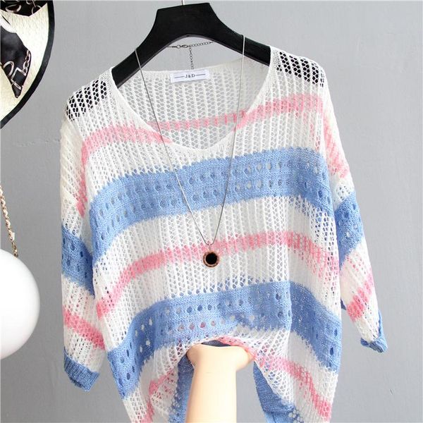 women's sweaters plus size sweater jumper women lazy wind thin sunscreen knitwear femaler student 2021 summer loose pullover chic hollo, White;black
women's sweaters plus size sweater jumper women lazy wind thin sunscreen knitwear femaler student 2021 summer loose pullover chic hollo, White;black