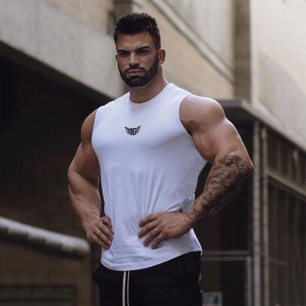 muscleguys brand gym clothing workout sleeveless shirt bodybuilding tank men fitness sportswear muscle vests cotton tank210421, White;black
muscleguys brand gym clothing workout sleeveless shirt bodybuilding tank men fitness sportswear muscle vests cotton tank210421, White;black