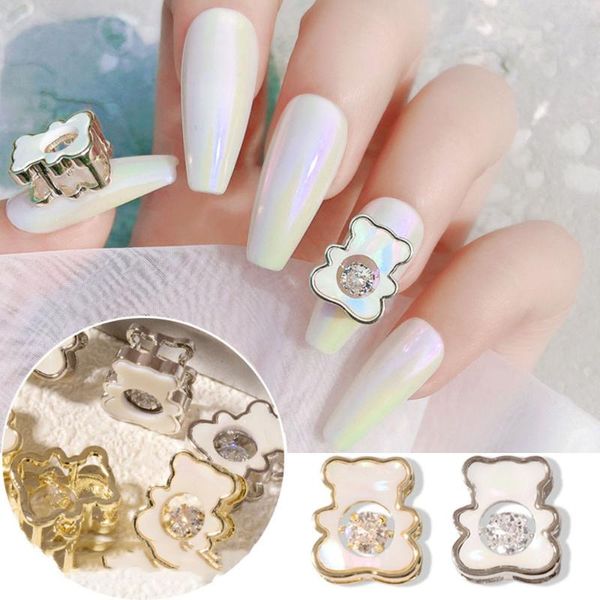 pcs shiny 3d nail rhinestones luxury crystal charms bear beating heart diy art decorations manicure accessories, Silver;gold
pcs shiny 3d nail rhinestones luxury crystal charms bear beating heart diy art decorations manicure accessories, Silver;gold