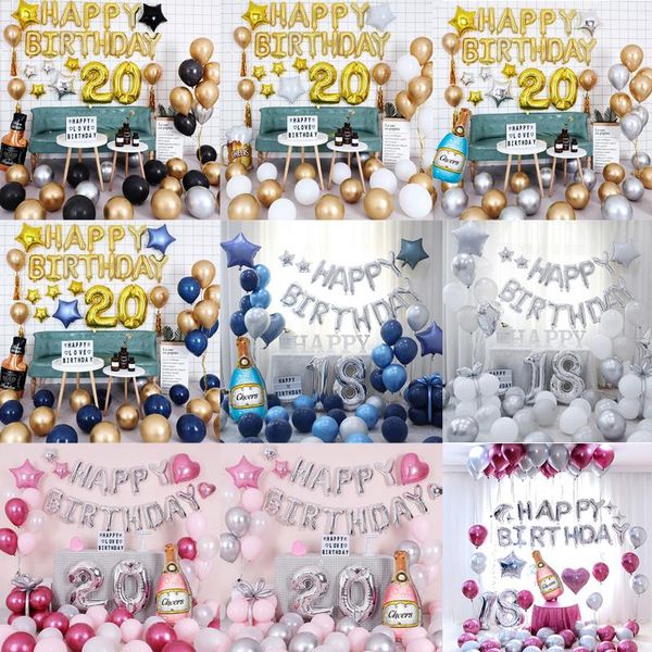 party decoration 18th 30th gold silver metal chorme latex balloons 16 40 50 60 number globos happy birthday anniversary decors kid
party decoration 18th 30th gold silver metal chorme latex balloons 16 40 50 60 number globos happy birthday anniversary decors kid