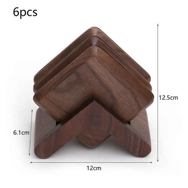 mats & pads walnut holder with 6 square cup mat dessert insulation pad kitchen supplies decorative
mats & pads walnut holder with 6 square cup mat dessert insulation pad kitchen supplies decorative