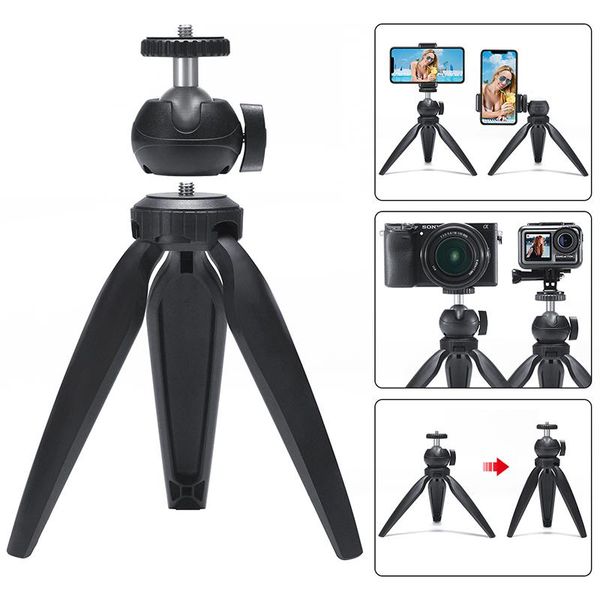 tripods mini tripod for phone camera dslr slr portable with holder stand 360° rotatable ballhead 1/4'' screw
tripods mini tripod for phone camera dslr slr portable with holder stand 360° rotatable ballhead 1/4'' screw