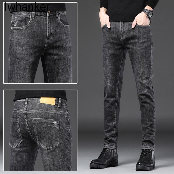 men's jeans youth fashion casual men autumn winter brand slim foot straight pants, Blue
men's jeans youth fashion casual men autumn winter brand slim foot straight pants, Blue