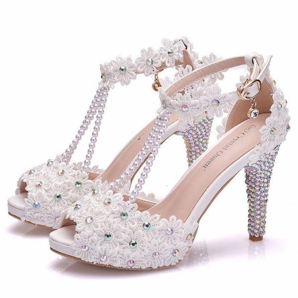 dress shoes summer ladies fashion white beaded rhinestone platform high heeled sandals stiletto lace wedding for women a0138, Black
dress shoes summer ladies fashion white beaded rhinestone platform high heeled sandals stiletto lace wedding for women a0138, Black