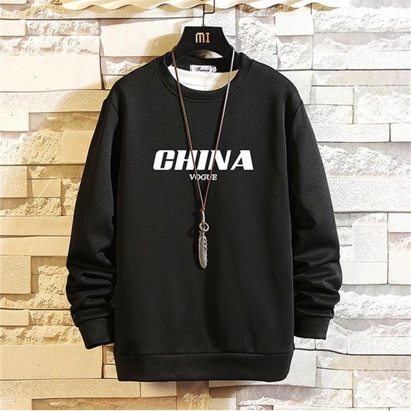 men's hoodies & sweatshirts kalilex autumn china printing oversized men clothing hoodless sweatshirt casual outdoor sports pullover sim, Black
men's hoodies & sweatshirts kalilex autumn china printing oversized men clothing hoodless sweatshirt casual outdoor sports pullover sim, Black
