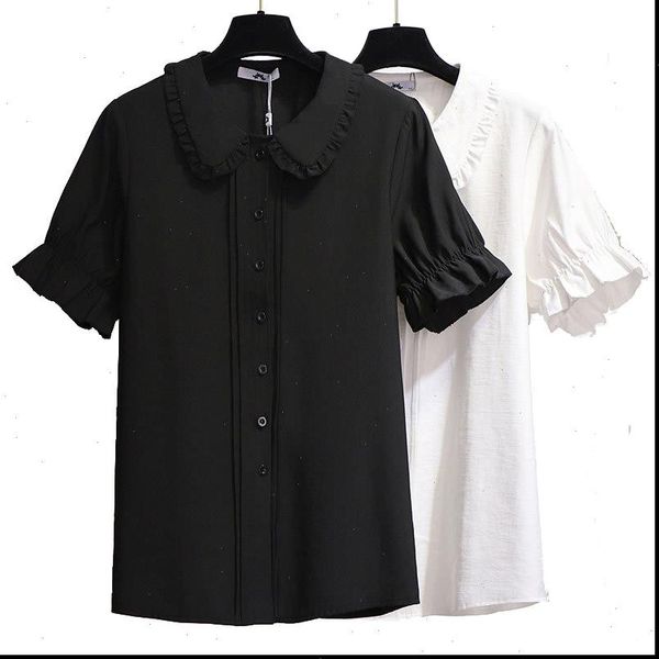 plus size blouse for womens shirt women 4xl 5xl 6xl summer casual white black doll collar short sleeve
plus size blouse for womens shirt women 4xl 5xl 6xl summer casual white black doll collar short sleeve