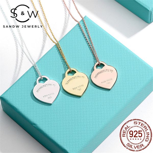 sandw s925 ladies sterling silver charm jewelry heart necklace love pendant clavicle chain original sweet fashion wedding accessories gift
sandw s925 ladies sterling silver charm jewelry heart necklace love pendant clavicle chain original sweet fashion wedding accessories gift