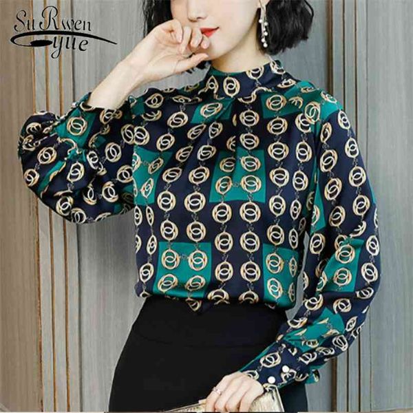 blusas women blouse fashion spring vintage style chiffon shirt stand long sleeve wild office lady clothing 210421, White
blusas women blouse fashion spring vintage style chiffon shirt stand long sleeve wild office lady clothing 210421, White