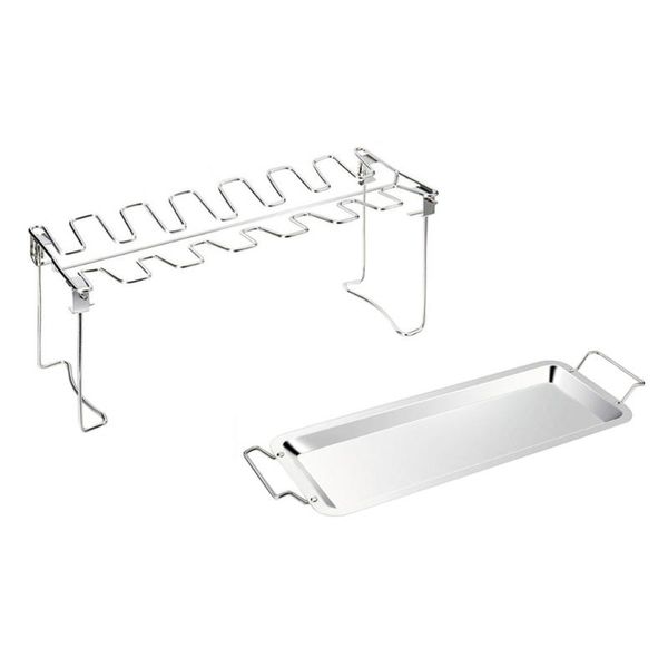 tools & accessories outdoor chicken wing rack collapsible stainless steel grill with tray
tools & accessories outdoor chicken wing rack collapsible stainless steel grill with tray