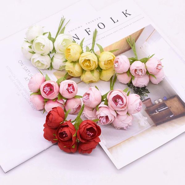 decorative flowers & wreaths 12/24pcs mini tea rose flower artificial silk diy wreath scrapbook accessories wedding decoration home fake
decorative flowers & wreaths 12/24pcs mini tea rose flower artificial silk diy wreath scrapbook accessories wedding decoration home fake