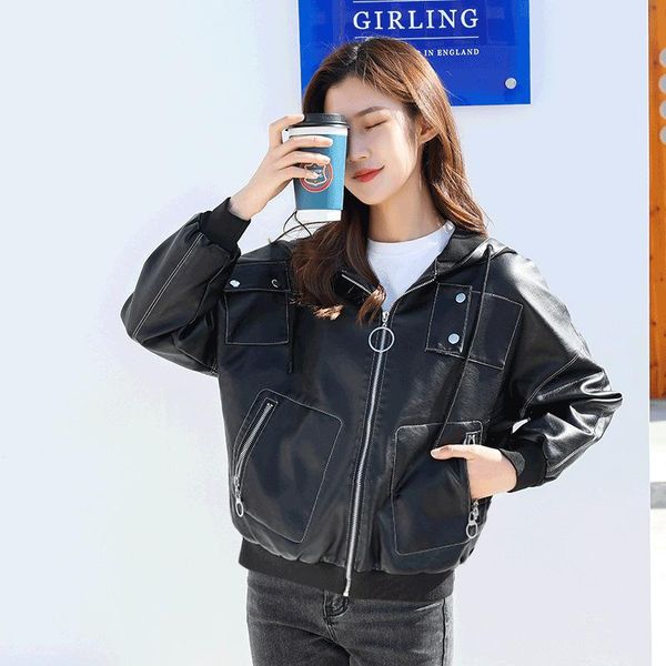 women's jackets 2021 winter fashion ladies coat casual women overcoat zipper slim fit hooded female outerwear, Black;brown
women's jackets 2021 winter fashion ladies coat casual women overcoat zipper slim fit hooded female outerwear, Black;brown