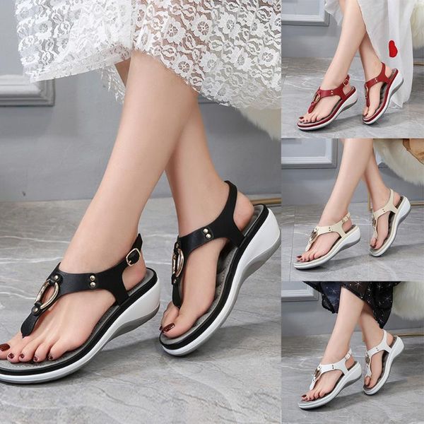 sandalia feminina women ladies metal comfortable flip flops wedges slipper sandals casual shoes zapatos de mujer buty damskie, Black
sandalia feminina women ladies metal comfortable flip flops wedges slipper sandals casual shoes zapatos de mujer buty damskie, Black