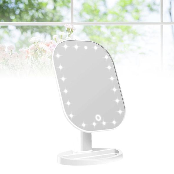 compact mirrors touch screen cosmetic beauty mirror led make makeup hand comestic with storage tray(white/no ba
compact mirrors touch screen cosmetic beauty mirror led make makeup hand comestic with storage tray(white/no ba