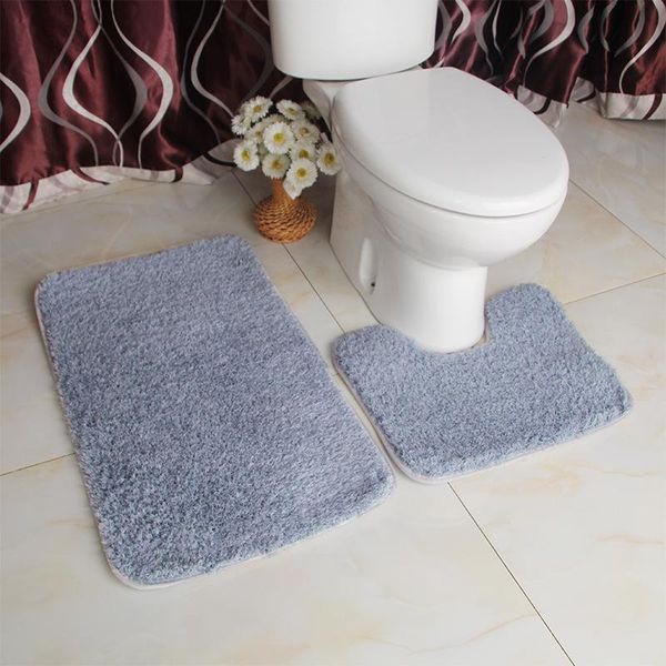 anti skid floor mat for toilet modern simple style u-shaped bathroom plush fabric good water absorption durable bath mats
anti skid floor mat for toilet modern simple style u-shaped bathroom plush fabric good water absorption durable bath mats