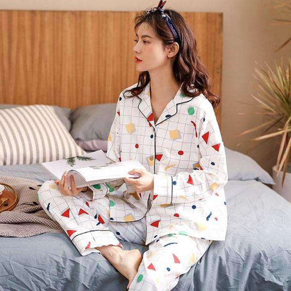 women's sleepwear autumn winter pajamas women full cotton ladies pijama large size print home clothes sleep + trousers two pi, Black;red
women's sleepwear autumn winter pajamas women full cotton ladies pijama large size print home clothes sleep + trousers two pi, Black;red