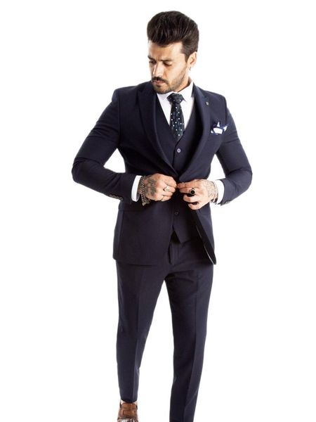 men's suits & blazers deepsea men suit italian style slim fit career tailored business meeting groom (pants + vest blazer) 2101, White;black
men's suits & blazers deepsea men suit italian style slim fit career tailored business meeting groom (pants + vest blazer) 2101, White;black