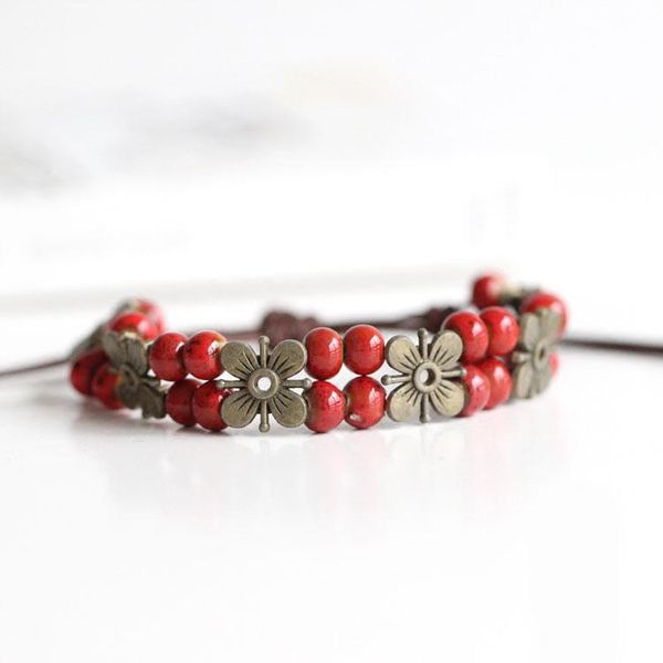 beaded, strands women fashion national wind restoring ancient glaze ceramic handmade trinkets bracelets, Black
beaded, strands women fashion national wind restoring ancient glaze ceramic handmade trinkets bracelets, Black