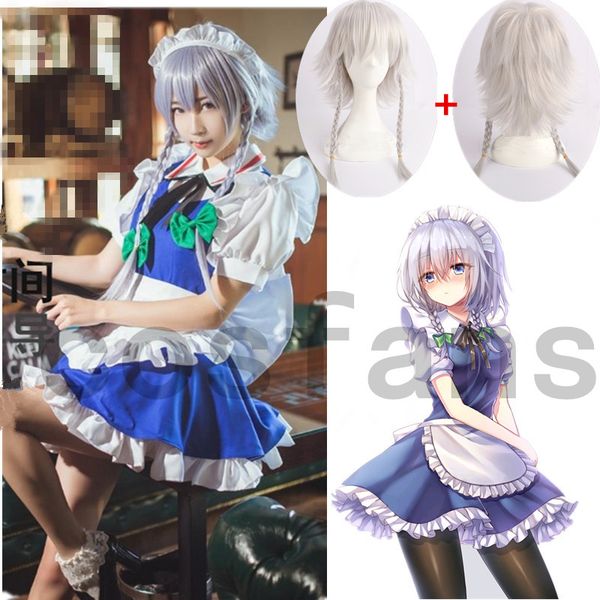 anime costumes new anime touhou project izayoi sakuya cosplay costume apron maid dress outfit halloween costumes for women custom any size, Black
anime costumes new anime touhou project izayoi sakuya cosplay costume apron maid dress outfit halloween costumes for women custom any size, Black