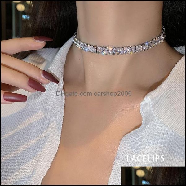 necklaces & pendants jewelrynecklace fashion personality zircon short chain hipster clavicle women chains drop delivery 2021 ds6bv, Silver
necklaces & pendants jewelrynecklace fashion personality zircon short chain hipster clavicle women chains drop delivery 2021 ds6bv, Silver