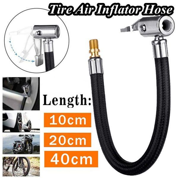 car tire air inflator hose inflatable tube hose extension connection quick inflation chuck locking air chuck bike motorcycle
car tire air inflator hose inflatable tube hose extension connection quick inflation chuck locking air chuck bike motorcycle