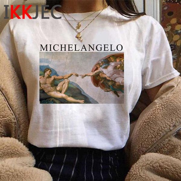 women's t-shirt michelangelo aesthetic female graphic tees women 2021 grunge harajuku kawaii top, White
women's t-shirt michelangelo aesthetic female graphic tees women 2021 grunge harajuku kawaii top, White