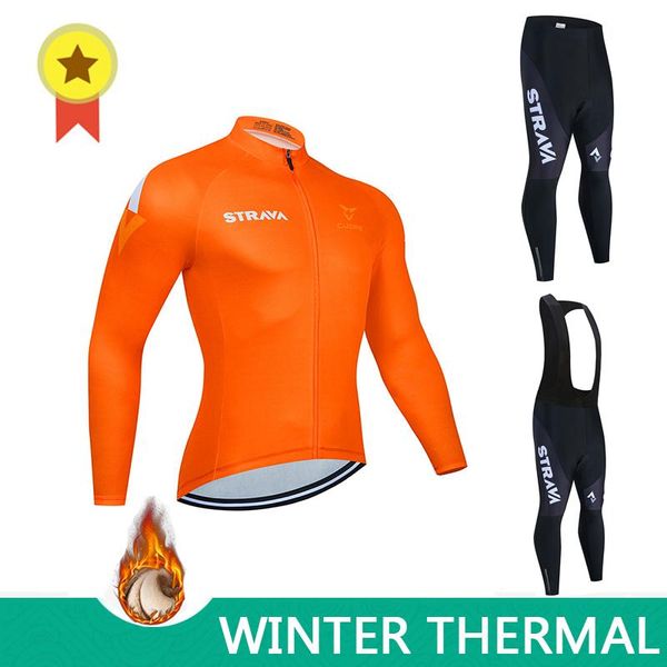strava 2021 warm winter thermal fleece cycling jersey set long sleeve breathable mtb bike clothes outdoor sportswear racing sets, Black;blue
strava 2021 warm winter thermal fleece cycling jersey set long sleeve breathable mtb bike clothes outdoor sportswear racing sets, Black;blue