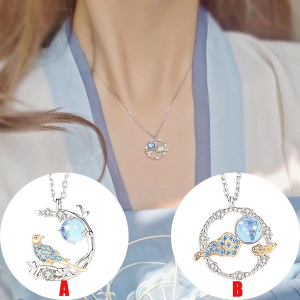 pendant necklaces elegant clouds and birds pendants choker necklace for women party jewelry gift, Silver
pendant necklaces elegant clouds and birds pendants choker necklace for women party jewelry gift, Silver