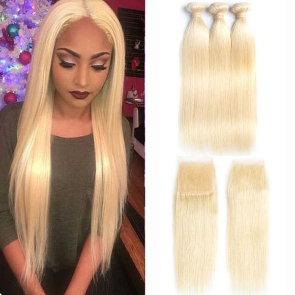 human hair bulks sapphire 613 blonde bundles with closure brazilian straight lace weave extensions remy 10-24inch, Black
human hair bulks sapphire 613 blonde bundles with closure brazilian straight lace weave extensions remy 10-24inch, Black