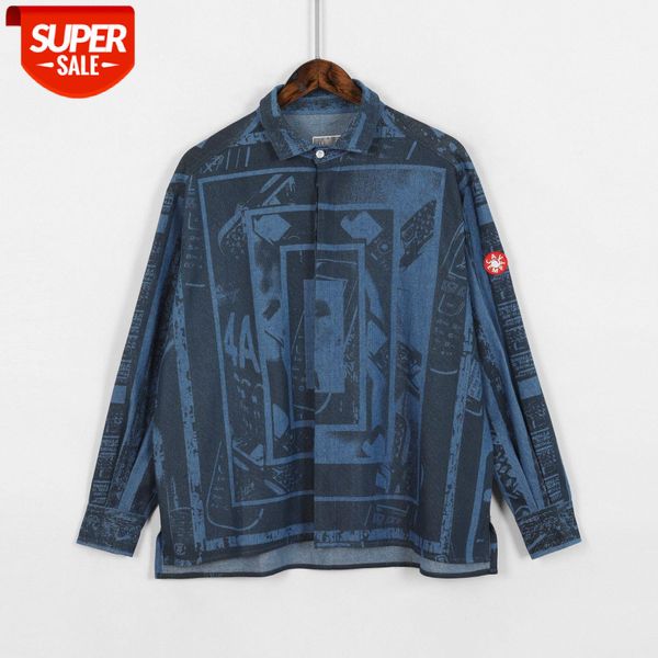 fw japanese brand c.e psychedelic electronic graphic printing denim washed shirt jacket for men and women ins #h68m, White;black
fw japanese brand c.e psychedelic electronic graphic printing denim washed shirt jacket for men and women ins #h68m, White;black