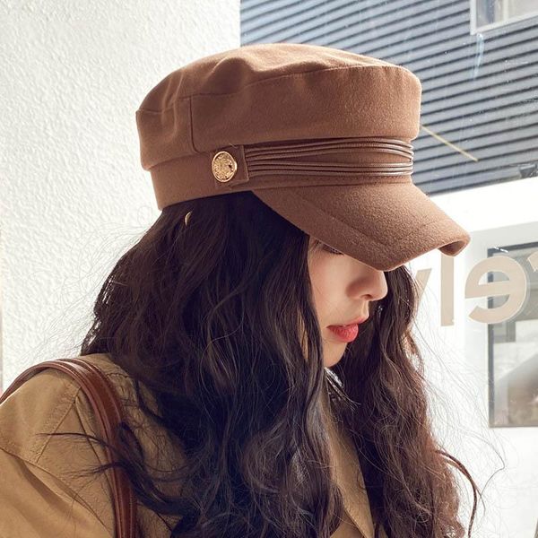 stingy brim hats maxsiti u black winter for women square octagonal hat korean style fashion curved flat leisure cap, Blue;gray
stingy brim hats maxsiti u black winter for women square octagonal hat korean style fashion curved flat leisure cap, Blue;gray