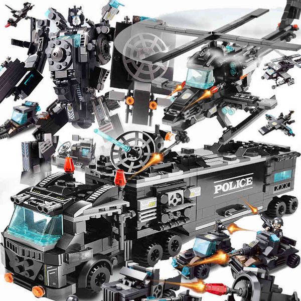 828pcs police swat building compatible inglys city blocks technic bricks playmobil & hobbies toys children 1008
828pcs police swat building compatible inglys city blocks technic bricks playmobil & hobbies toys children 1008