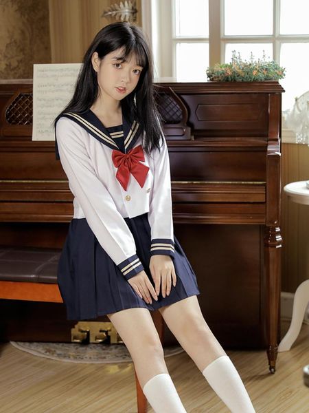 clothing sets japanese jk uniform skirt genuine student pleated kansai lapel bad sailor suit college style business attire autumn, White
clothing sets japanese jk uniform skirt genuine student pleated kansai lapel bad sailor suit college style business attire autumn, White