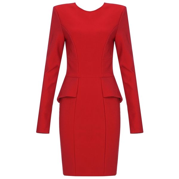 bandage dress bodycon women spring club party night red elegant midi dresses vintage clothing 210515, Black;gray
bandage dress bodycon women spring club party night red elegant midi dresses vintage clothing 210515, Black;gray