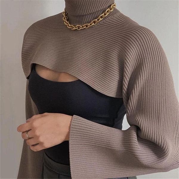 women's sweaters casual women turtleneck sweater crop fall 2021 full sleeve loose short jumper ladies pullover autumn streetwe, White;black
women's sweaters casual women turtleneck sweater crop fall 2021 full sleeve loose short jumper ladies pullover autumn streetwe, White;black