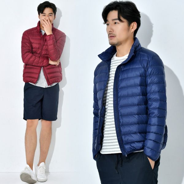 autumn winter new men's st collar middle-aged and young people large size thin light down hooded et, Black
autumn winter new men's st collar middle-aged and young people large size thin light down hooded et, Black