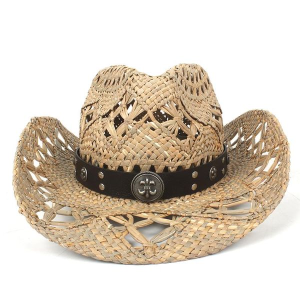cloches 23 style cowboy hat straw womem men western for summer handwork lifeguard sun hombre sombrero caps, Blue;gray
cloches 23 style cowboy hat straw womem men western for summer handwork lifeguard sun hombre sombrero caps, Blue;gray