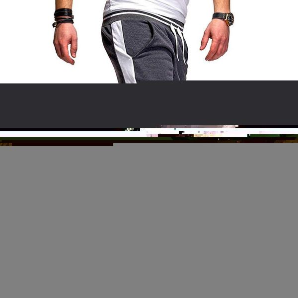 men's pants gym sweatpants joggers men zipper stitching striped trousers for sports jogging fitness spring autumn sportswear, Black
men's pants gym sweatpants joggers men zipper stitching striped trousers for sports jogging fitness spring autumn sportswear, Black