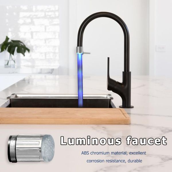 flow water faucet nozzle head 3color change luminous kitchen shower tap temperature sensor light other faucets, showers & accs
flow water faucet nozzle head 3color change luminous kitchen shower tap temperature sensor light other faucets, showers & accs