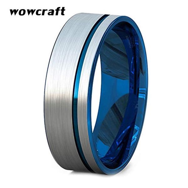 wedding rings man tungsten carbide band flat 8mm blue plated wide fashion ring brushed finish comfort fit personal customize, Slivery;golden
wedding rings man tungsten carbide band flat 8mm blue plated wide fashion ring brushed finish comfort fit personal customize, Slivery;golden