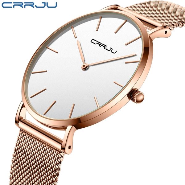 super slim quartz casual wristwatch business japan crrju brand leather analog watch men's fashion relojes hombre 210608, Slivery;brown
super slim quartz casual wristwatch business japan crrju brand leather analog watch men's fashion relojes hombre 210608, Slivery;brown