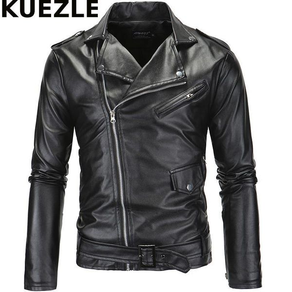 men's fur & faux casaco men leather jacket stand collar cropped diagonal zipper punk style casual slim jackets coat size m-4xl, Black
men's fur & faux casaco men leather jacket stand collar cropped diagonal zipper punk style casual slim jackets coat size m-4xl, Black