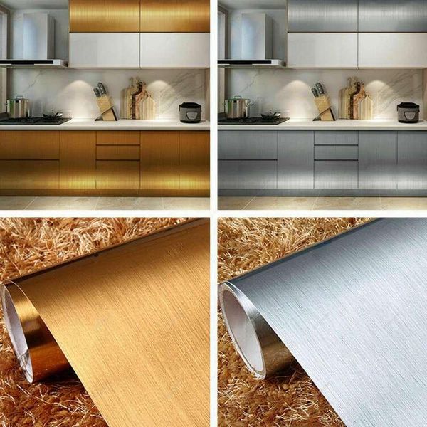 metal decorative wallpaper peel and film brushed silver stainless steel pvc waterproof household refrigerator sticker wallpapers
metal decorative wallpaper peel and film brushed silver stainless steel pvc waterproof household refrigerator sticker wallpapers