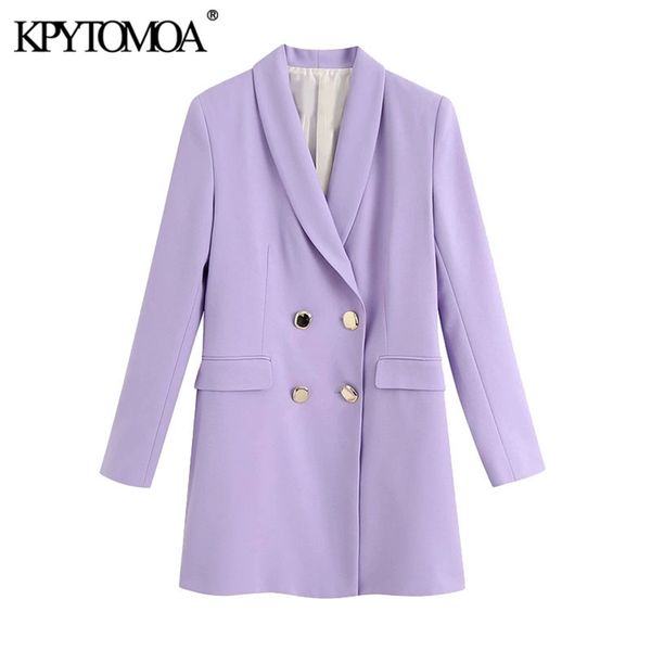 women fashion double breasted blazer coat vintage long sleeve flap pockets female outerwear chic 210416, White;black
women fashion double breasted blazer coat vintage long sleeve flap pockets female outerwear chic 210416, White;black