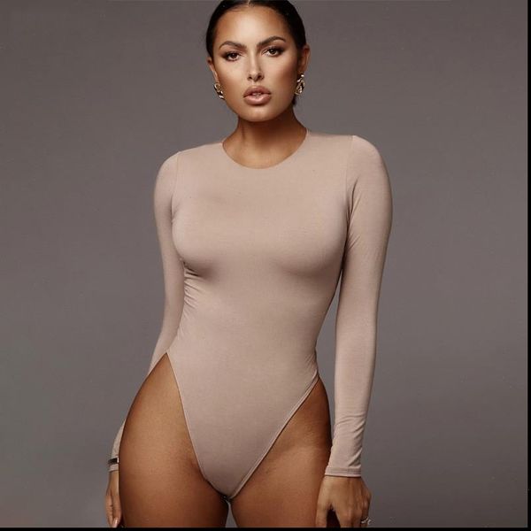 o neck long sleeve women rompers solid white bodysuit black autumn winter body gray lady streetwear bodysuits clothes, Black;white
o neck long sleeve women rompers solid white bodysuit black autumn winter body gray lady streetwear bodysuits clothes, Black;white