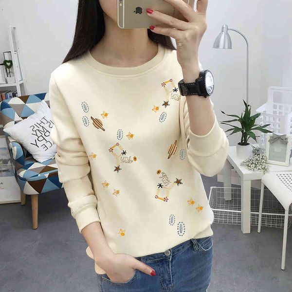 women hoodie 2021 new autumn winter thicken warm pullover sweatshirt coat embroidery velour tracksuit, Black
women hoodie 2021 new autumn winter thicken warm pullover sweatshirt coat embroidery velour tracksuit, Black