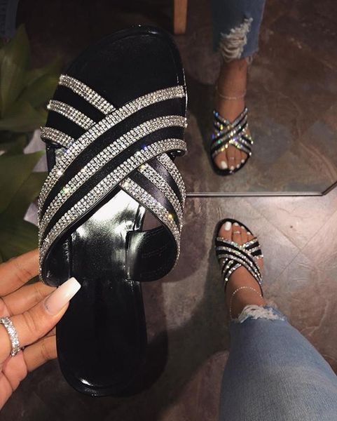 slippers spring/summer 2021 women outdoor cross rhinestone bright diamond leisure beach mat non-slip pvc durable flip flop, Black
slippers spring/summer 2021 women outdoor cross rhinestone bright diamond leisure beach mat non-slip pvc durable flip flop, Black