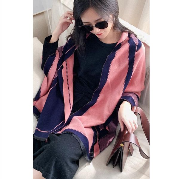 scarves koi leaping european american style winter wild color matching scarf female stripe cashmere double-sided warm shawl, Blue;gray
scarves koi leaping european american style winter wild color matching scarf female stripe cashmere double-sided warm shawl, Blue;gray