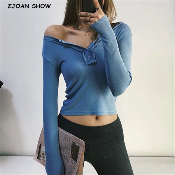 casual dresses 2021 spring ex-long sleeve open button round collar rib t-shirt chic woman slim fit t basic tee 4 colors pnju, Black;gray 
casual dresses 2021 spring ex-long sleeve open button round collar rib t-shirt chic woman slim fit t basic tee 4 colors pnju, Black;gray